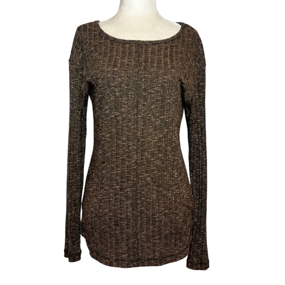 MICHAEL STARS Drapey Long Sleeve Tee. Size OS - Picture 1 of 7